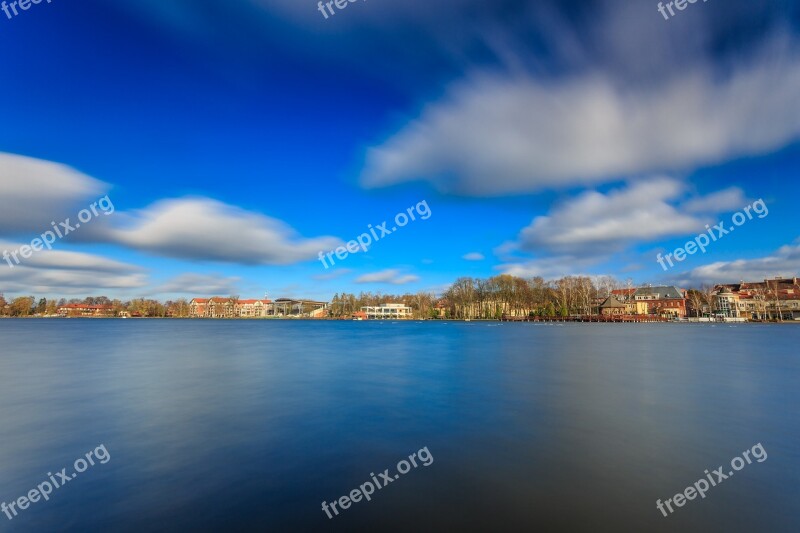 Sky Clouds Blue Landscape Water