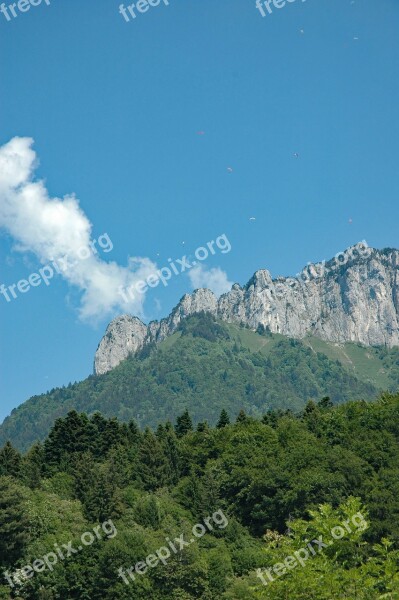 Annecy France 2015 Paragliding Nature Mountain