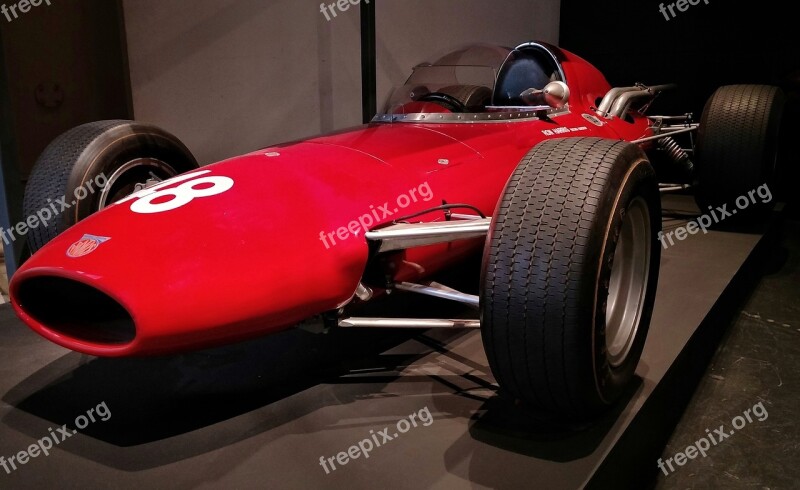 Racing Car Red Ron Harris Famous