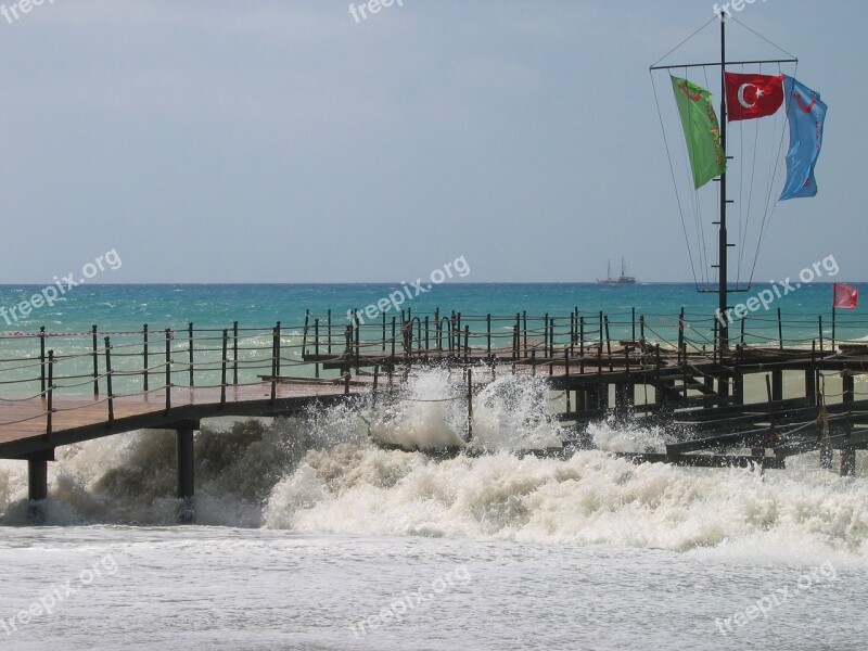 Sea Side Pier Turkey Pontoon