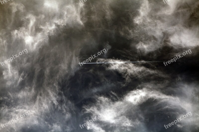 Nature Weather Sky Cloud The Plane