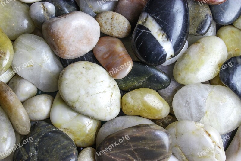 Closeup Small Rocks Nature Health Environment