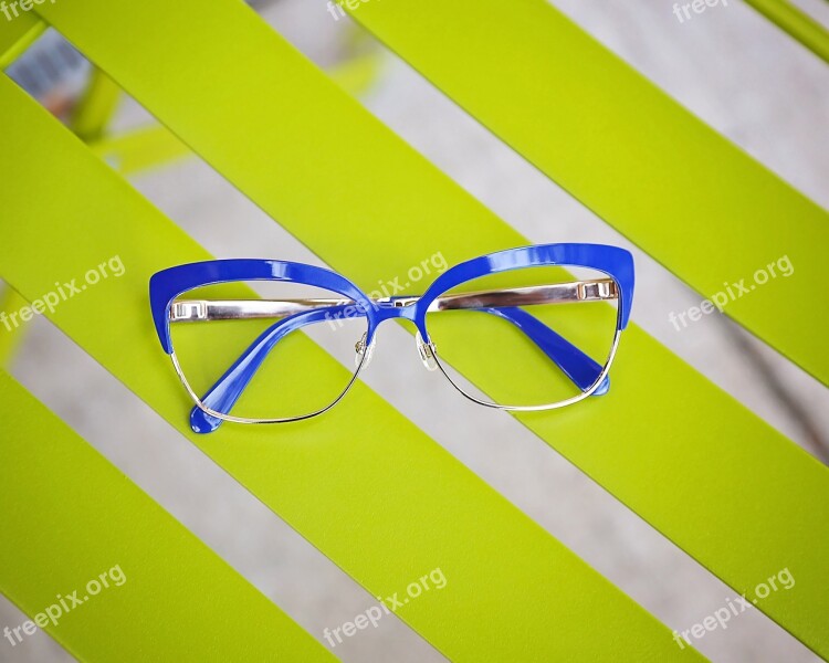 Abstract Creativity Eye Glasses Neon Frames