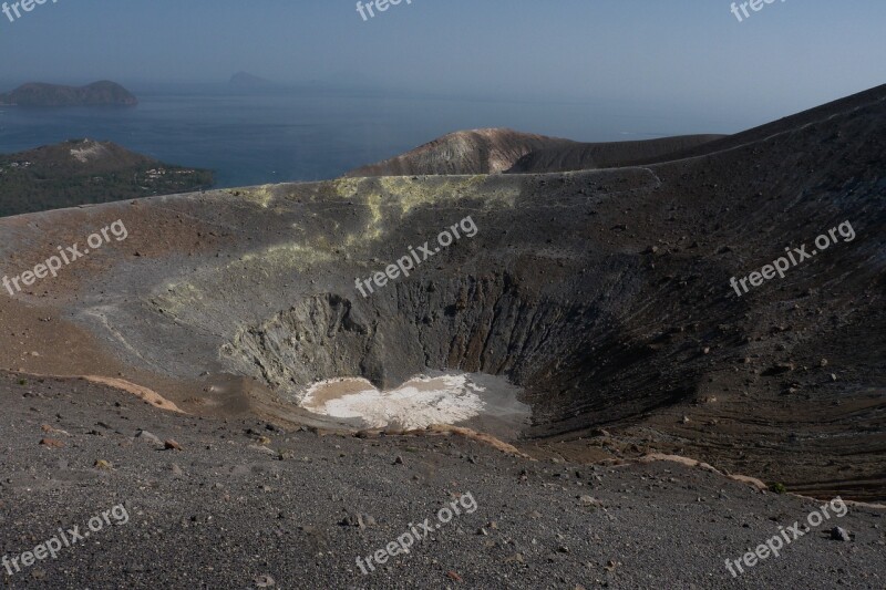 Volcano Landscape Travel Nature Volcanic