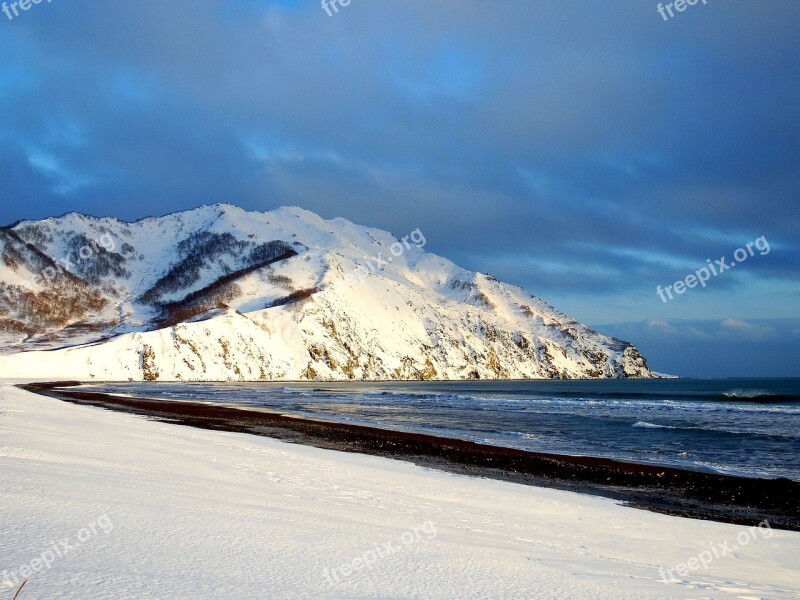 The Pacific Ocean Sea Beach Coast Winter