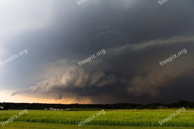 Storm Super Cell A Thunderstorm Cell Thunderstorm Forward