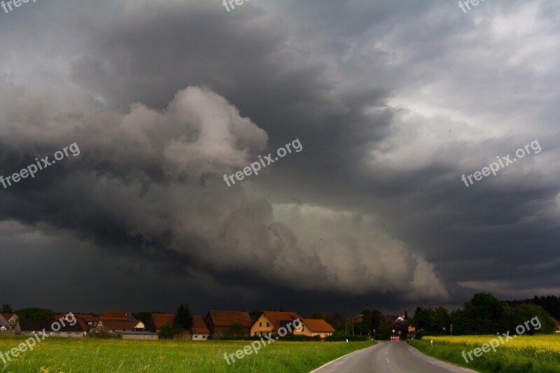 Forward Thunderstorm Gust Front Sky Weather