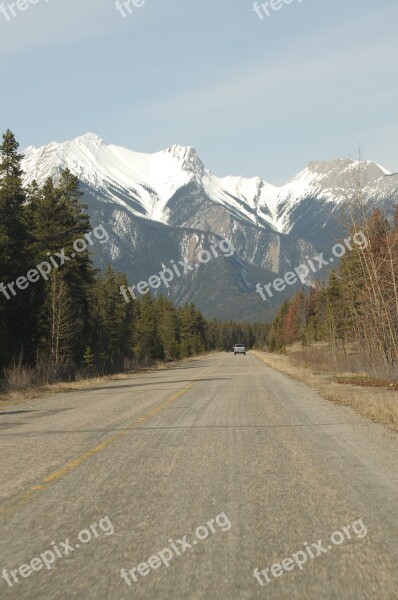 Mountain Snow Nature Landscape Travel