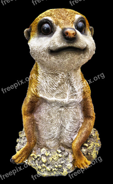 Meerkat Figure Ceramic Animal Figure Decoration