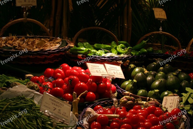 Market Fruit Food Basket Production