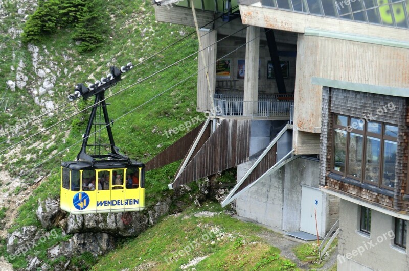 Seilbahn Germany Wendelstein Cableway Summer