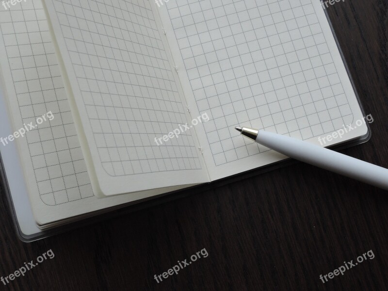 Paper Blank Notebook Pen Free Photos