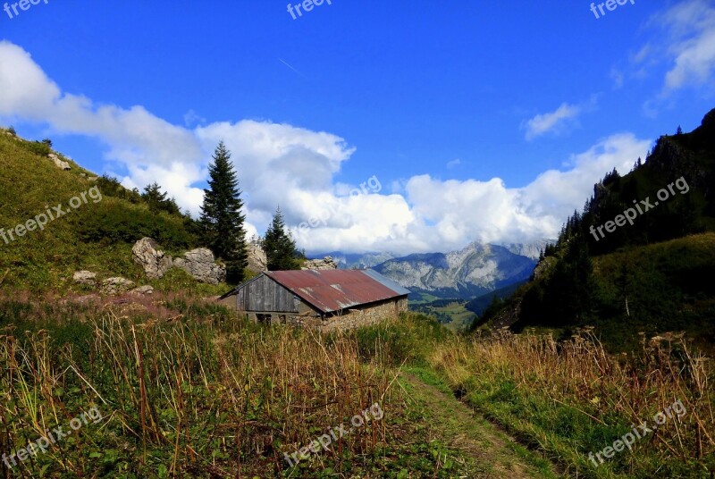 Alpe Haute Savoie Nature Mountain Panoramic