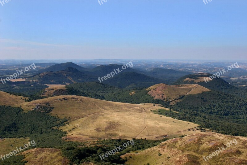 Mountain Nature Landscape Panoramic Sky