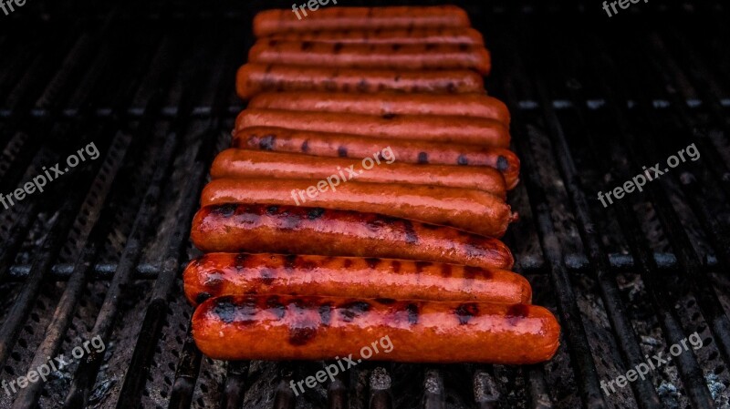 Food Hot Dog Grill Hot Dogs Sausage