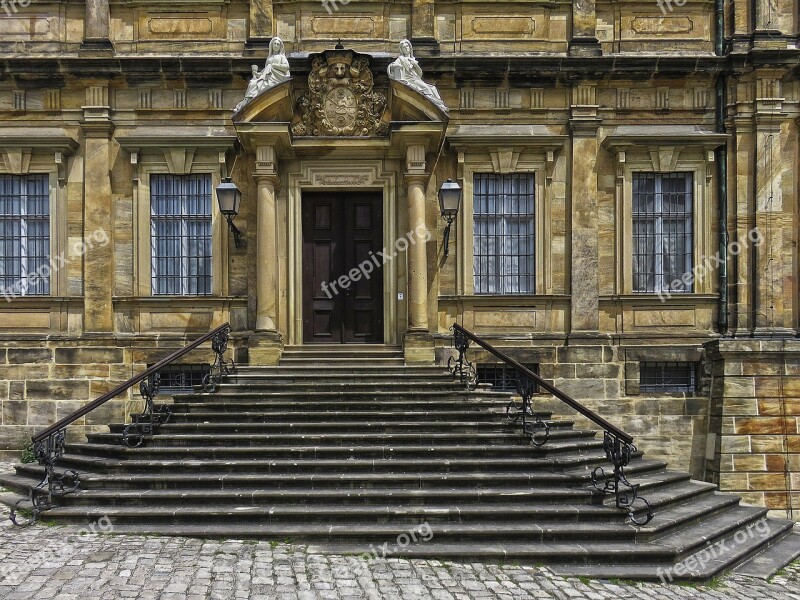 Portal Stairs Historically New Residence Baroque