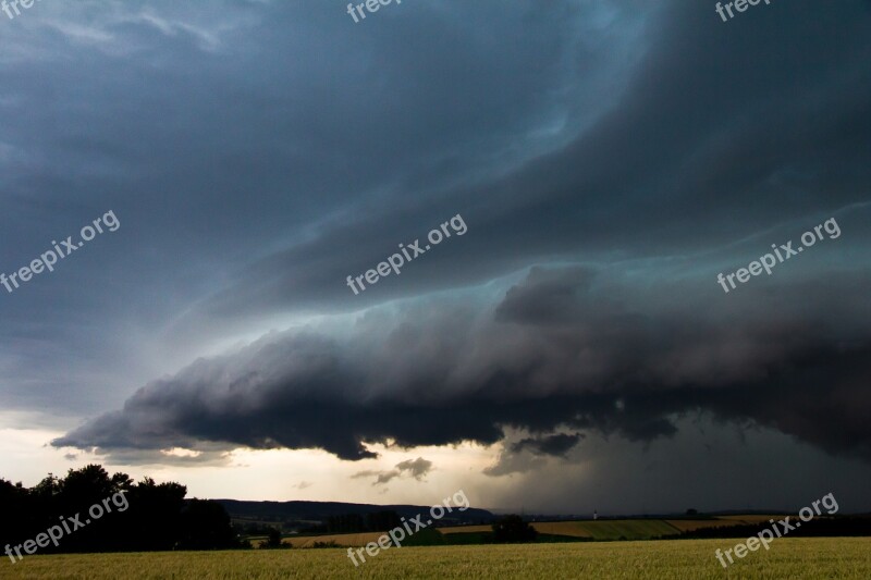 Nature Sky Shelf Cloud Storm Hunting Storm