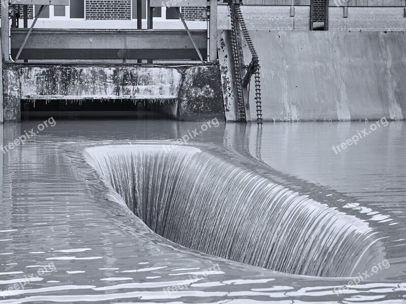 Waters Industry Mill Reflection River