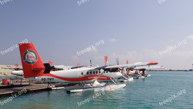 Seaplane Water Transport Airplane Plane