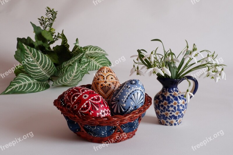 Ornament Easter Egg Close Up Basket