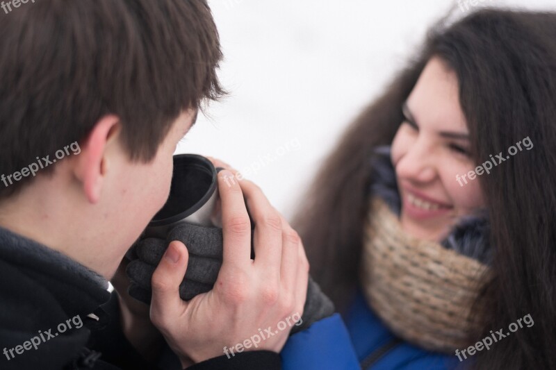 Couple Love Love Story Tenderness Closeness