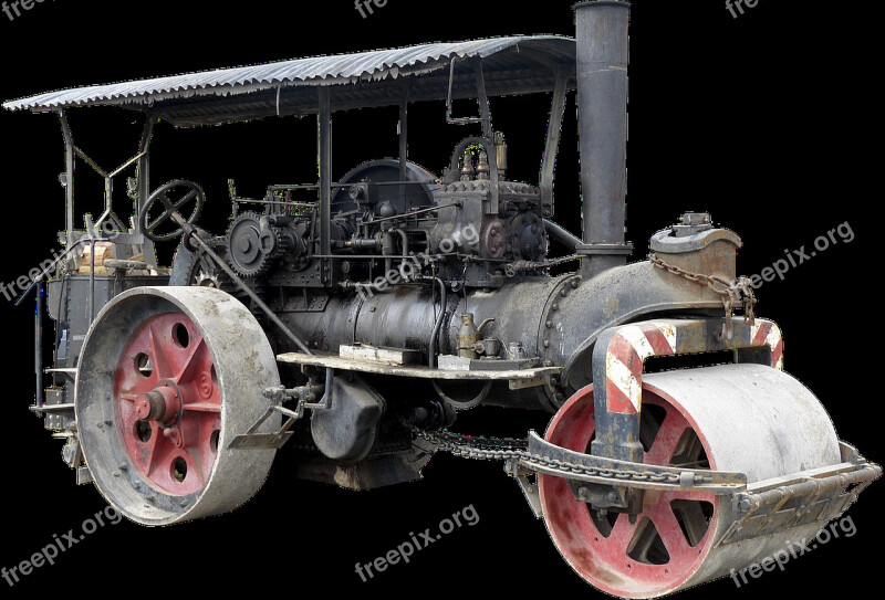 Steam Roller Historically Museum Of Technology Farm Museum Seifert Hofen