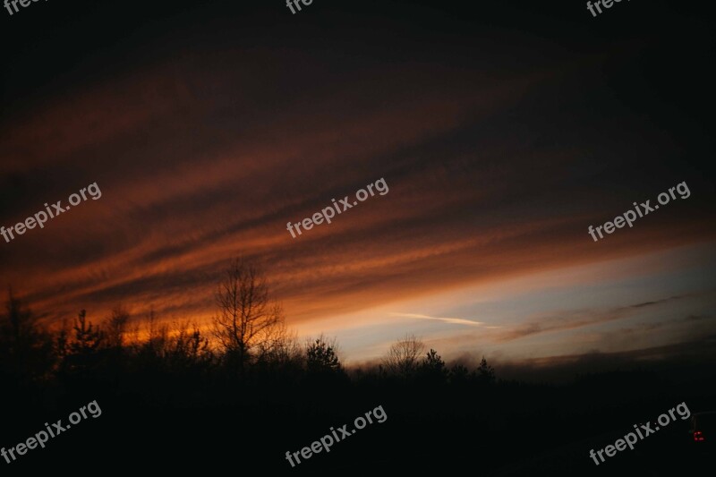 Landscape Bohemia Panorama Nature Autumn