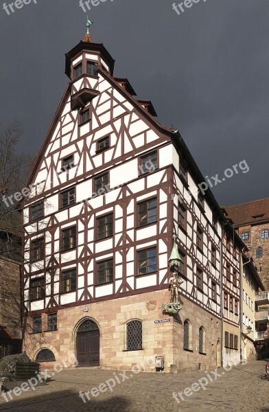 Fachwerkhaus Historically Historic Center Building Roof