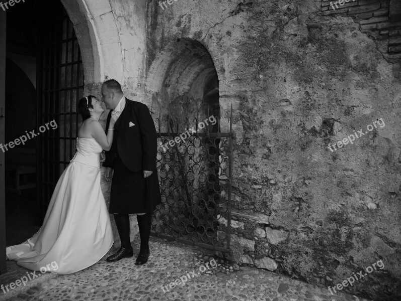 Wedding Day Bride Groom Kilt