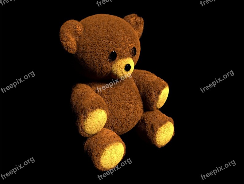 Toy Desktop Teddy Animal Bear