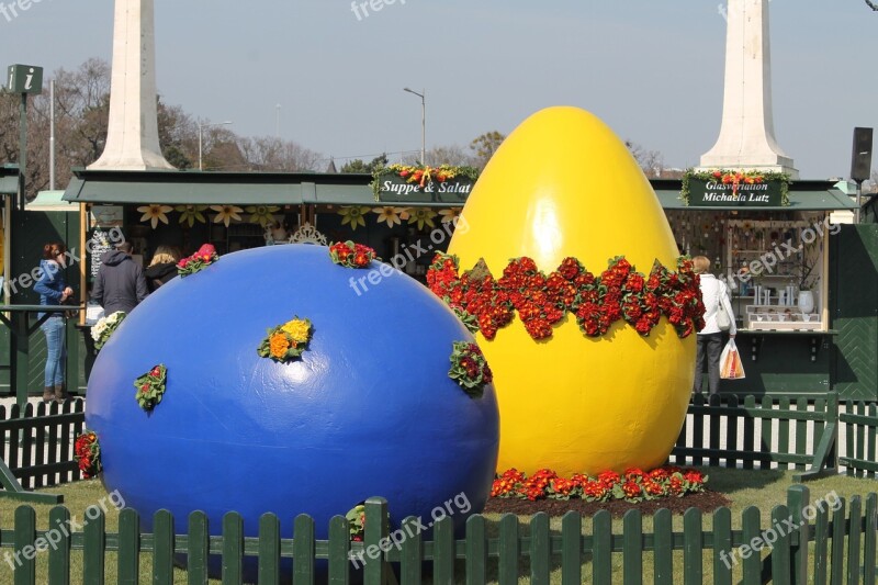 Architecture Schönbrunn Easter Market Easter Easter Eggs