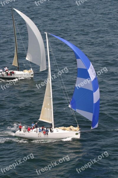 Water Sea Yacht Sailboat Transportation System