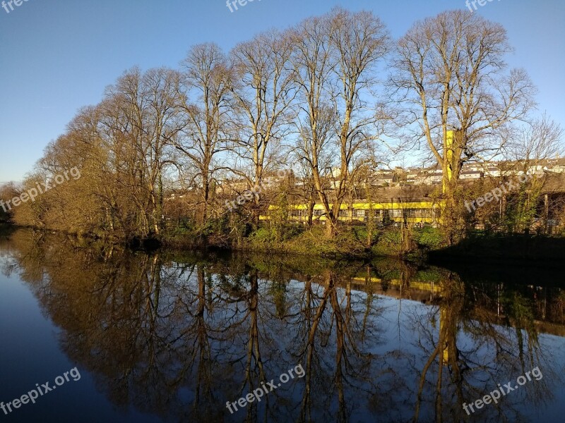 Reflection Water Nature Tree River