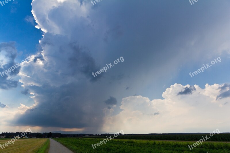 Nature Sky Thunderstorm Austria Styria