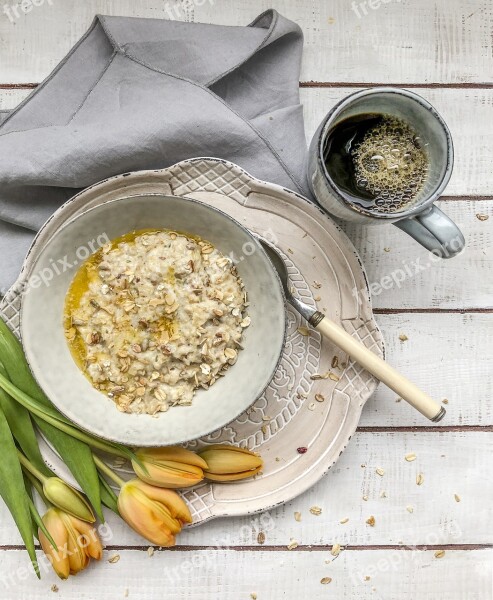 Porridge Breakfast Porridge For Breakfast Food Meal