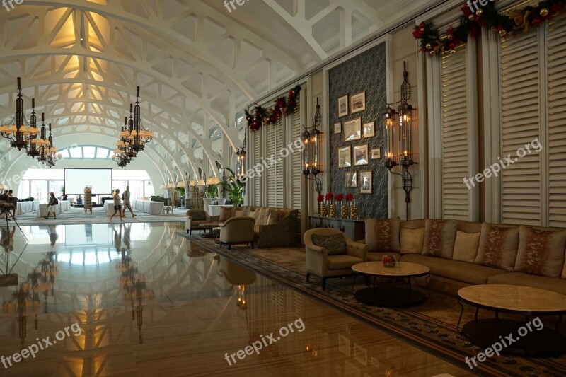 Table Within Luxury Hotel Room