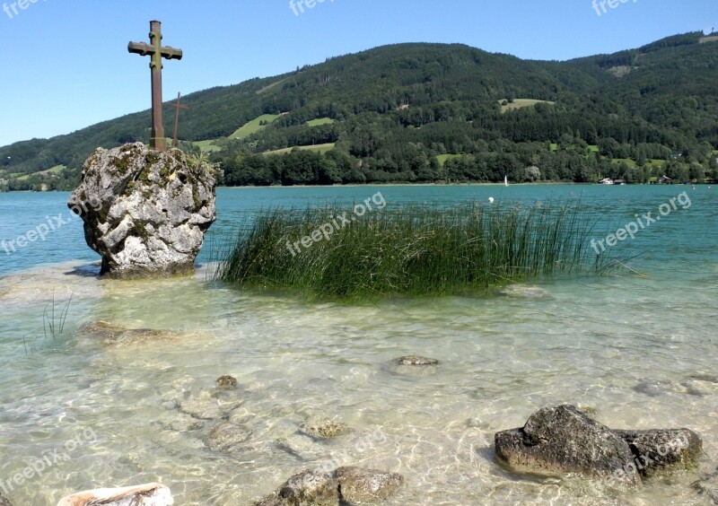 Lake Mondsee Municipality Of Lunar Lakes Country Country Austria Salzkammergut Water - Mondsee