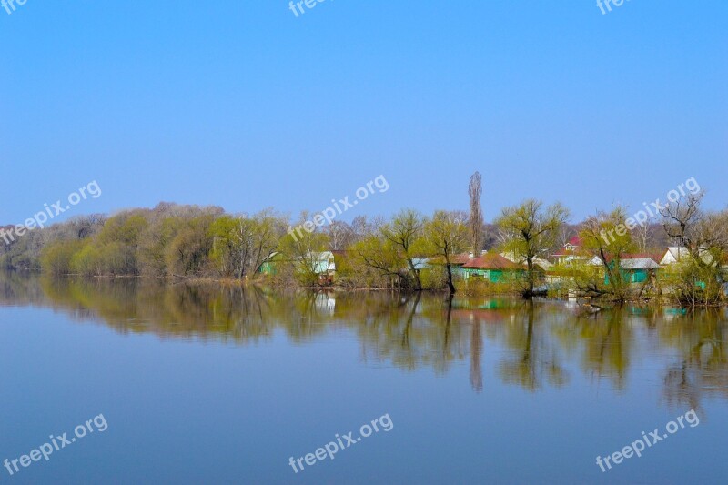 Water Nature Reflection River No One