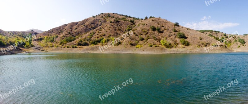 Water Nature Panoramic Travel Sky