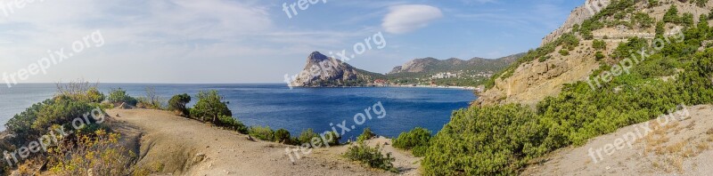 Sea Nature Panoramic Panoramic Photo Landscape