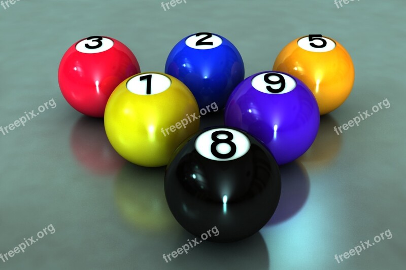 Balls Billiards 3d Free Photos