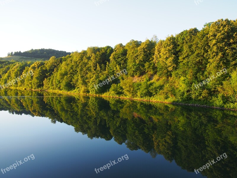 Tree Landscape Monolithic Part Of The Waters No One Nature