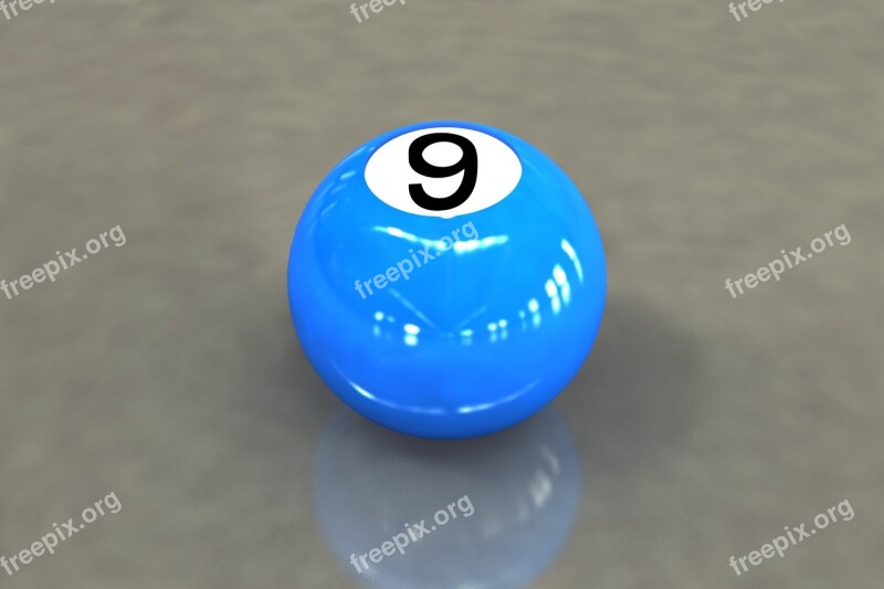 9-ball Billiards Game 3d Free Photos