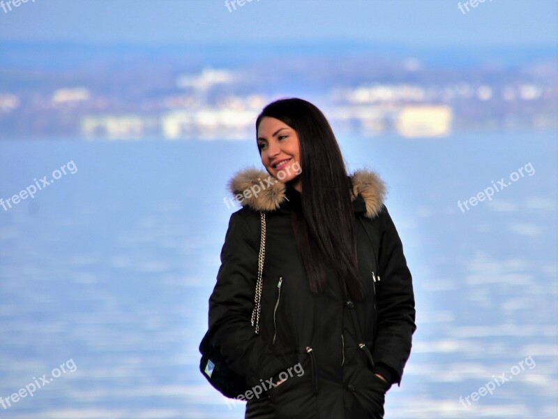 Winter Lake Bodensee Nature At The Court Of