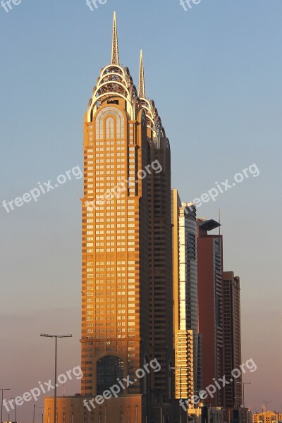 Dubai Beautiful City Architecture Skyscraper