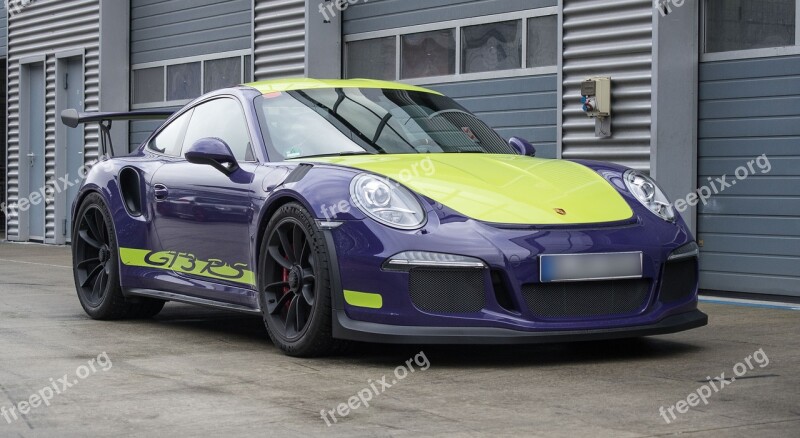 Auto Porsche Gt3 Sports Car Coupe