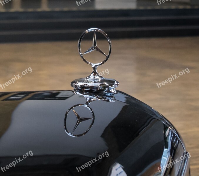 Mercedes Star Mercedes Star Mirroring Oldtimer