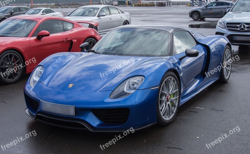 Auto Porsche 918 Spyder Hybrid Vehicle Hybrid Engine