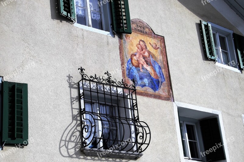 Facade Fresco The Window Shutters Window