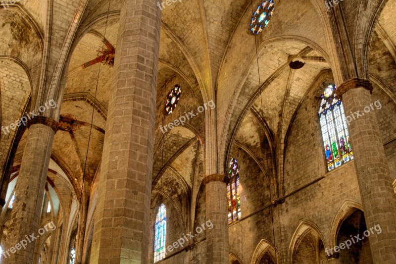 Barcelona Catalonia Church Cathedral Architecture